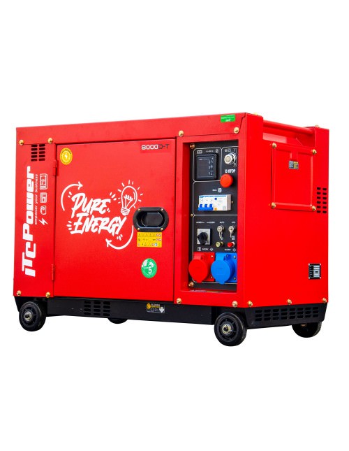 Generador eléctrico insonorizado RED Edition ITC Power 8000D-T