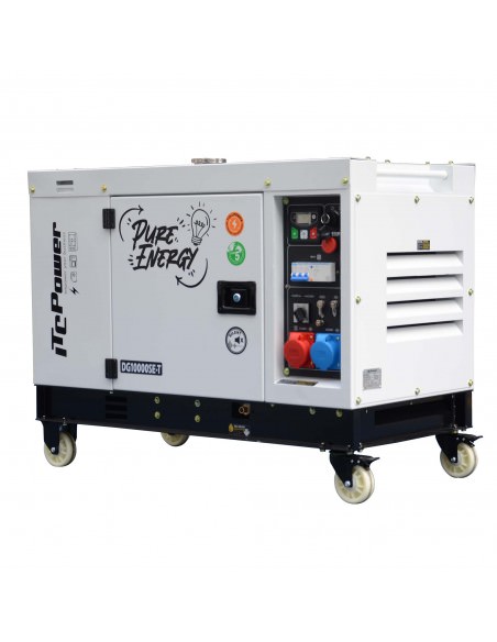 Generador eléctrico insonorizado ITC Power DG10500SE-T | Diésel
